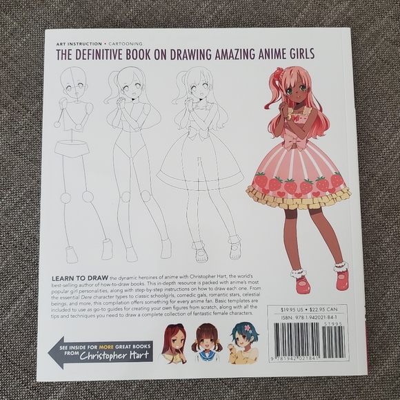 The Master Guide to Drawing Anime: Amazing Girls book by Christopher Hart - Picture 2 of 6